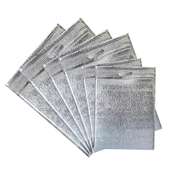 100Pcs Aluminum Foil Insulated For Thermal Cooling 20*30Cm 100Pcs Food Storage Bags