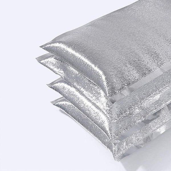 100Pcs Aluminum Foil Insulated For Thermal Cooling 30*40Cm 100Pcs Food Storage Bags