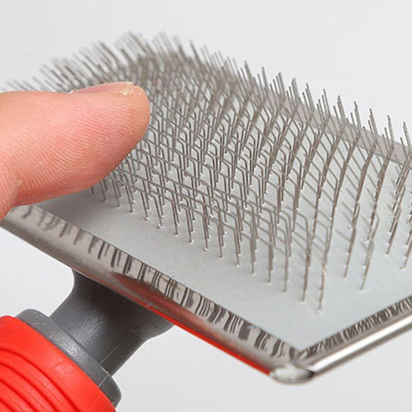 Hair Shedding Grooming Trimmer Comb Brush Slicker Undercoat Rake For Dog Cat Blue Dog Grooming