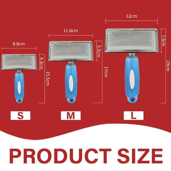 Hair Shedding Grooming Trimmer Comb Brush Slicker Undercoat Rake For Dog Cat Red Dog Grooming