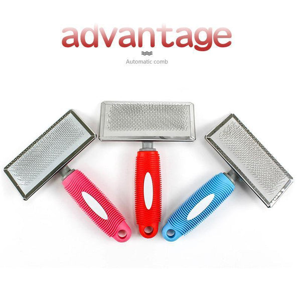 Hair Shedding Grooming Trimmer Comb Brush Slicker Undercoat Rake For Dog Cat Red Dog Grooming