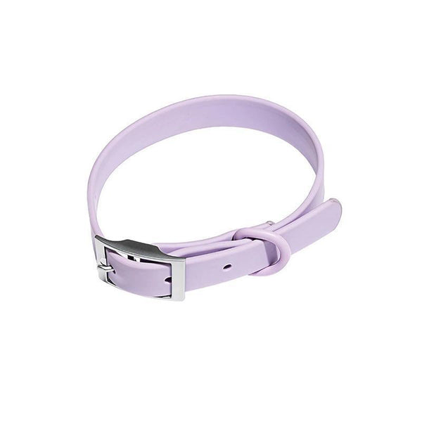 Pvc Dog Collar Working Kennels Waterproof Soft Adjustable For Pets M Size Red Dog Collars