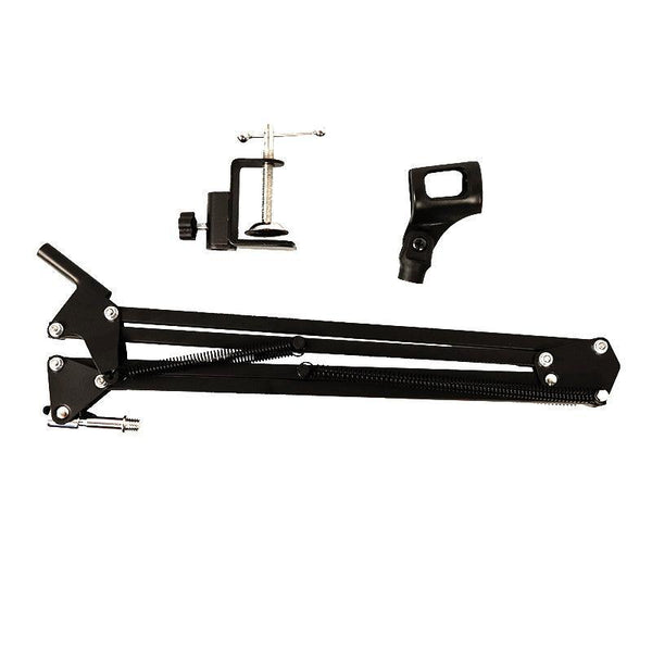 Microphone Suspension Boom Arm Desktop Stand Holder Mount And Pop Filter With Microphone Holders & Stands