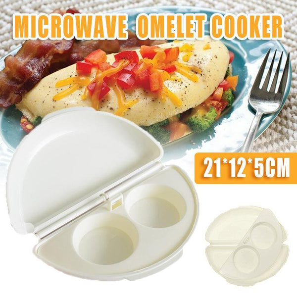 Microwave Egg Omelette Pan Maker Microwavable Cooker Frying & Grill Pans