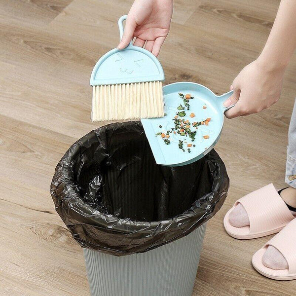Mini Desktop Sweep Cleaning Brush Keyboard Small Broom Dustpan Set Cleaning Equipment & Kits