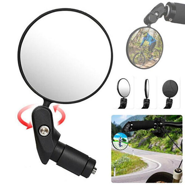 Bicycle Rearview Mirror Convex Lens For Mtb And Road Bikes Mirrors