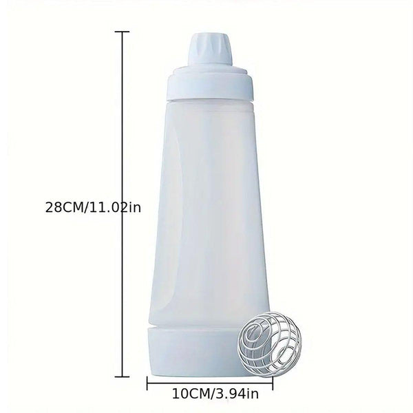 1000Ml Hand Crank Batter Dispenser Mixing Jug With Scale For Muffins Pancakes Other Baking Accessories