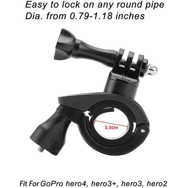 Handlebar Mount Holder Clamp For Gopro Hero 9 8 7 6 5 Bicycle Bike Motorcycle Bike Camera Holders Mounts