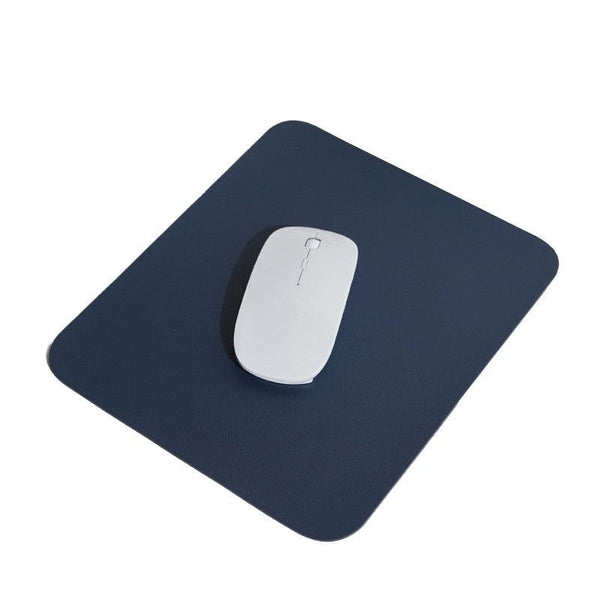 Pu Leather Gaming Mouse Pad Desk Mat Anti Slip Speed Mousepad 22X22cm Waterproof Black Mouse Pads & Wrist Rests