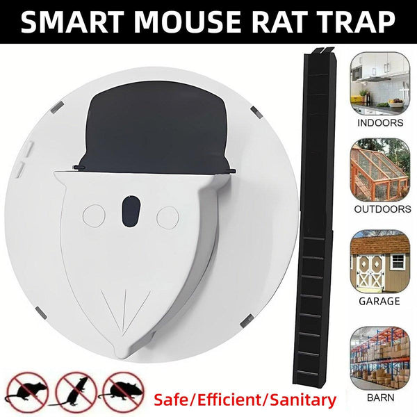 Flip Top Mouse Trap Automatic Indoor Outdoor Rat Catcher Rodent Set Insect Traps & Baits