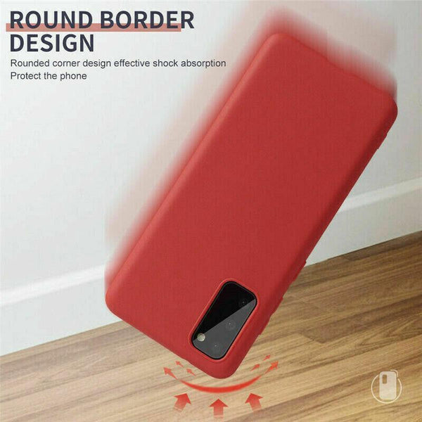 Sky Blue Shockproof Cover Slim Case For Samsung S21 S10 S20 Plus Ultra Fe Note20 Cases Covers & Skins