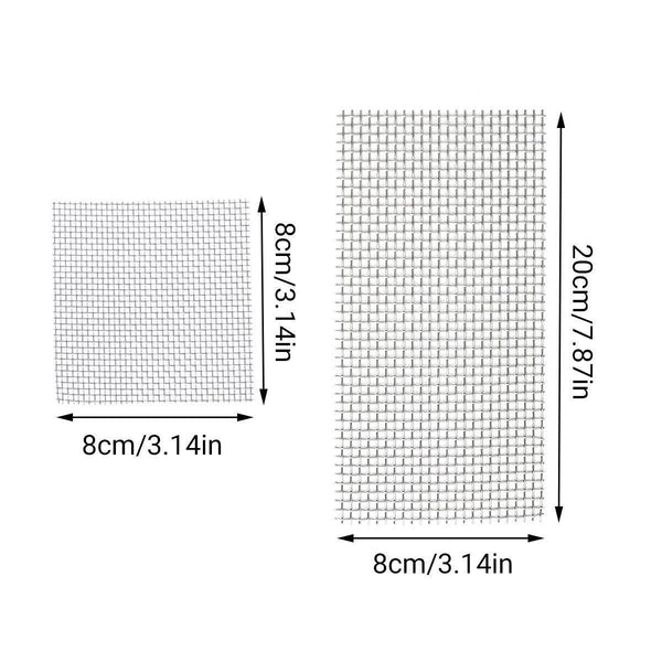 10Pcs Stainless Steel Wire Mesh For Water Plants Fish Tank Aquarium Decoration 8X8cm Decorations