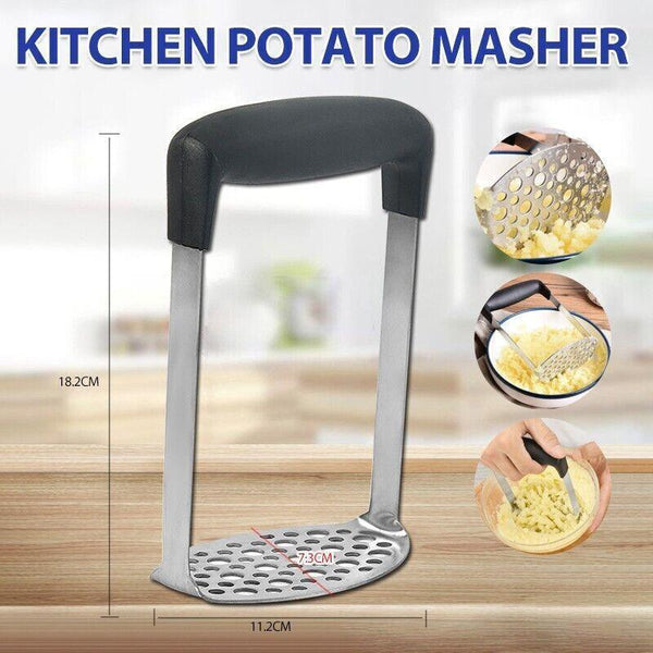 Potato Masher Vegetable Tool Stainless Steel Heat Kitchen Resistant Press Rice A Other Kitchen Gadgets
