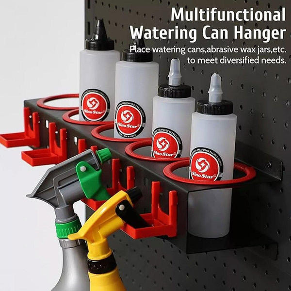Car Wash Spray Bottle Holder Wax Abrasive Rack Wall Mount Detailing Storage Tool Storage Organisers
