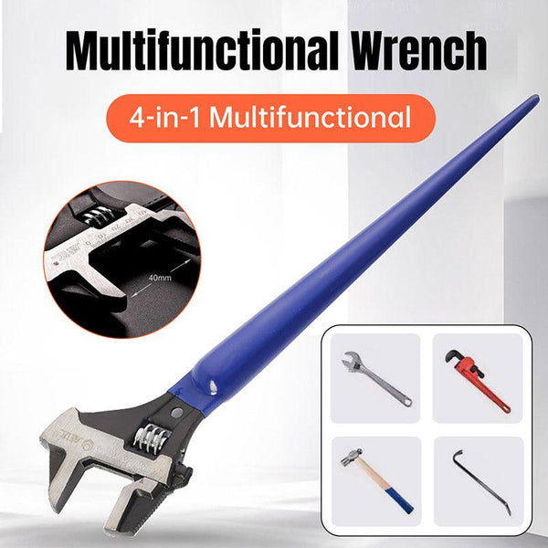 4 In 1 Multi Function Adjustable Wrench Tool Heavy Duty Mechanic Set Wrench Sets