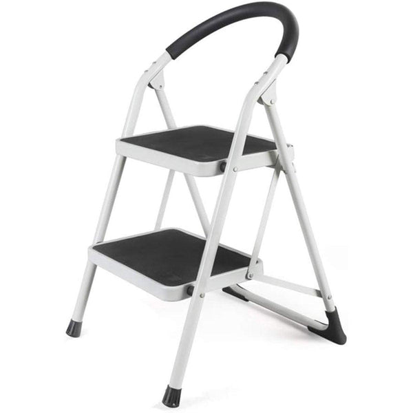 Folding Multi Step Ladder With Handrail Household A Type Iron Folding & Step Ladders