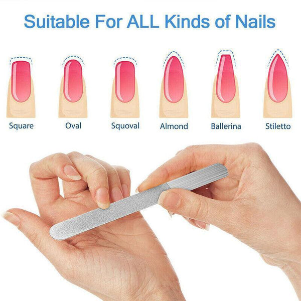 Diamond Nail File For Hand Foot Care Manicure Podiatry Tool 20.2Cm 3Pcs Electric Files & Tools