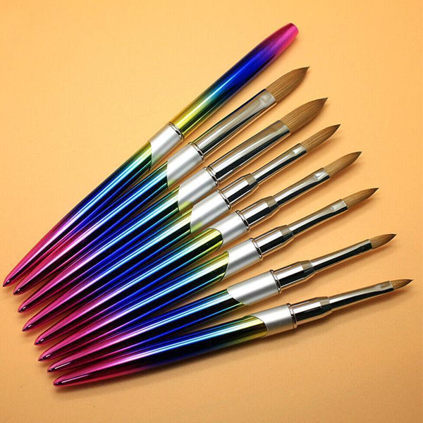 Kolinsky Acrylic Nail Art Brush Manicure Powder Professional Tools Size 2 18 2# Manicure & Pedicure Tools & Kits