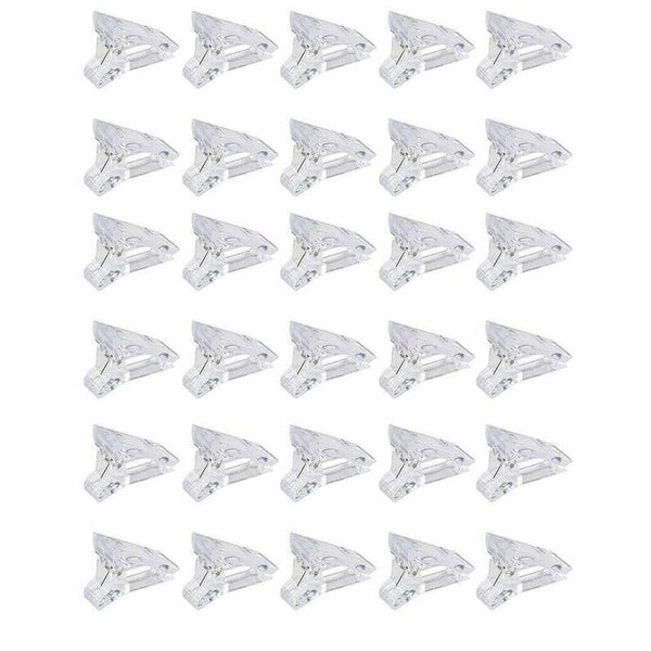 5 50Pcs Nail Tips Clip Clamps For Poly Gel Quick Building Extension Builder Tool 5Pcs Nail Art Tools