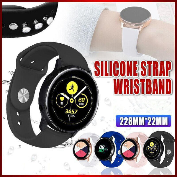 Large Size For Fitbit Versa / Lite Versa2 Replacement Band Silicone Strap Wristband Blue Watch Bands