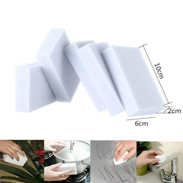100Pcs/200Pcs Nano Magic Sponge Eraser Melamine Cleaning Pads Sponges & Scourers