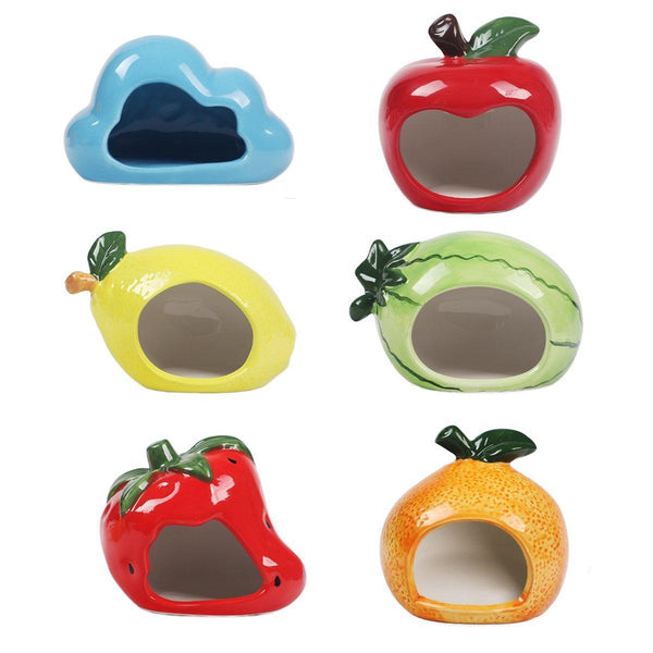 Ceramic Hamster Nest Shelter Landscaping Supplies Small Animal Hideout House Cloud Small Animal Cages & Hutches