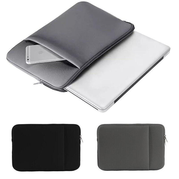 Black Laptop Macbook Notebook Sleeve Bag Travel Carry Case Cover 13 14 15 16 Inch 11Inch Laptop Cases & Bags
