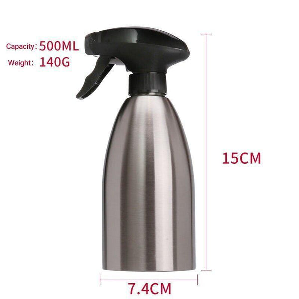 500Ml Stainless Steel Cooking Oil Spray Bottle For Bbq And Kitchen Use Oil & Vinegar Dispensers