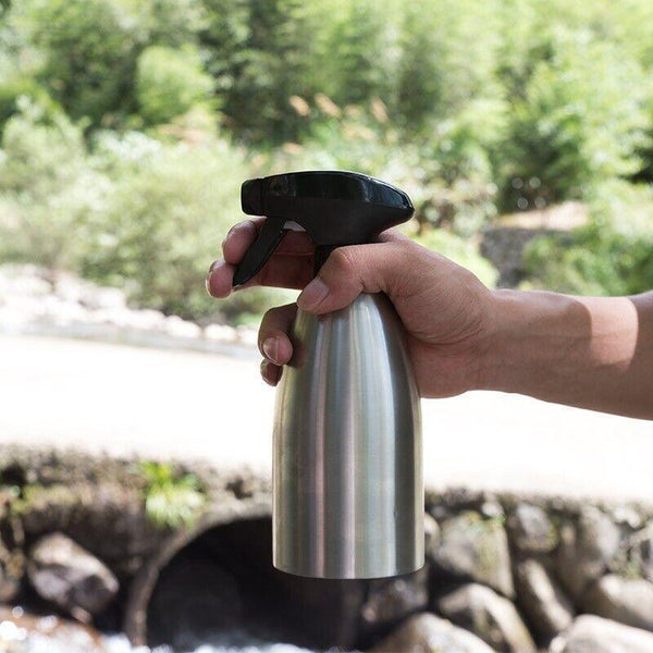 500Ml Stainless Steel Cooking Oil Spray Bottle For Bbq And Kitchen Use Oil & Vinegar Dispensers