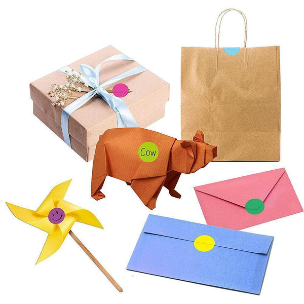 Orange Colour Sticker Dots Adhesive Round Labels Circular Spot Scrapbook 13Mm*132 Scrapbooking Stickers