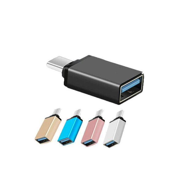 Usb Type C To 3.0 Adapter Otg Converter For Phone Tablet Laptop Blue Cables & Adapters