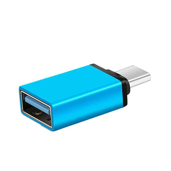 Usb Type C To 3.0 Adapter Otg Converter For Phone Tablet Laptop Blue Cables & Adapters