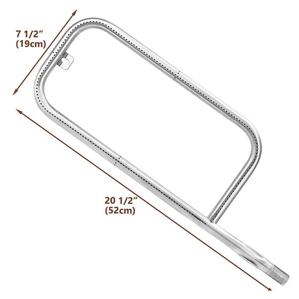 For Weber Q200 Q220 Q2000 Q2200 Stainless Steel Grill Burner Tube With Screw Frying & Grill Pans
