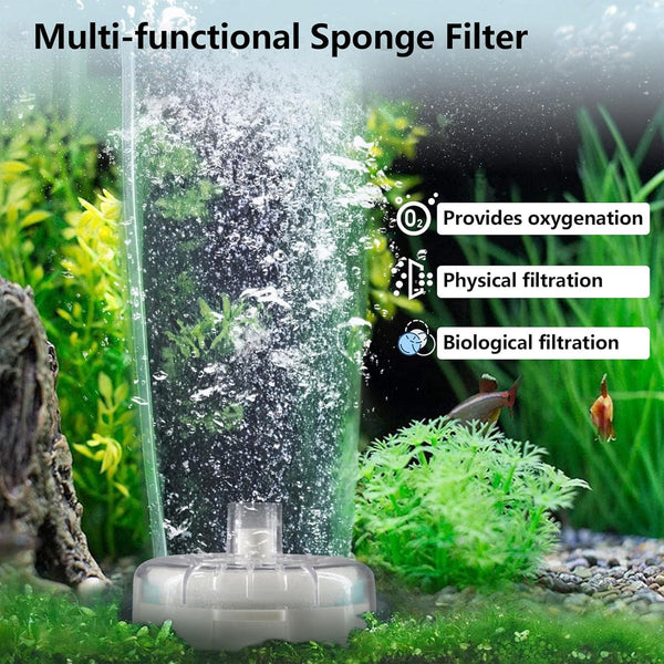 Aquarium Filter Special Mini Small Tank Circle For Freshwater Or Marine 8Cm Replacement Cotton*5 Aquariums