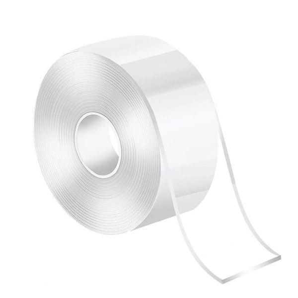 Double Sided Nano Tape Transparent Reusable Adhesive Gel Grip For Home Office 3Cm*5M*2Mm (1 Unit) Adhesive Tapes