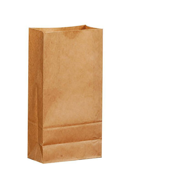 Brown Kraft Paper Bags Take Away Food Lolly Grocery Buffet Craft Gift Market Bag 12X 7 X 21.5Cm Gift Bags