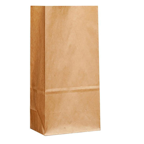 Brown Kraft Paper Bags Take Away Food Lolly Grocery Buffet Craft Gift Market Bag 12X 7 X 21.5Cm Gift Bags