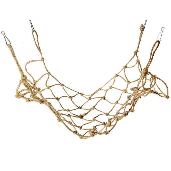 Hanging Climbing Net For Birds And Small Pets Cotton Or Hemp Rope Cage Hammock Travel Wallets