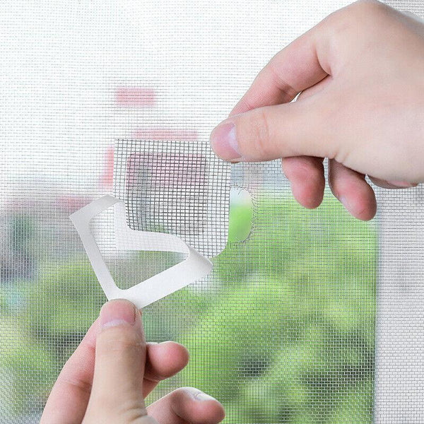12X Fly Screen Net Repair Tape Patch Adhesive Door Curtain For Mending Holes Set Window Screens