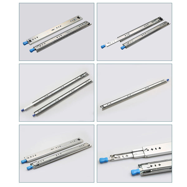 1 Pair Locking Drawer Slides Heavy Duty 120Kg Runners Trailer 16 18 22 Inch 16Inch/400Mm Dressers & Chests Of Drawers