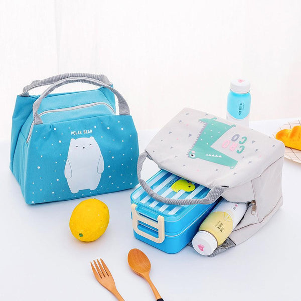 Insulated Thermal Lunch Box Carry Tote Picnic Case Storage Bag 21X17x15cm Style C02 Lunchboxes