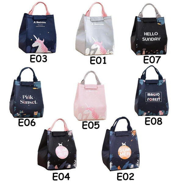 Insulated Thermal Lunch Box Carry Tote Picnic Case Storage Bag 18X24x15cm E01 (18X24x15cm) Lunchboxes