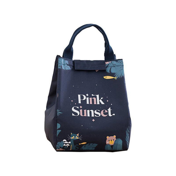 Insulated Thermal Lunch Box Carry Tote Picnic Case Storage Bag 18X24x15cm E01 (18X24x15cm) Lunchboxes