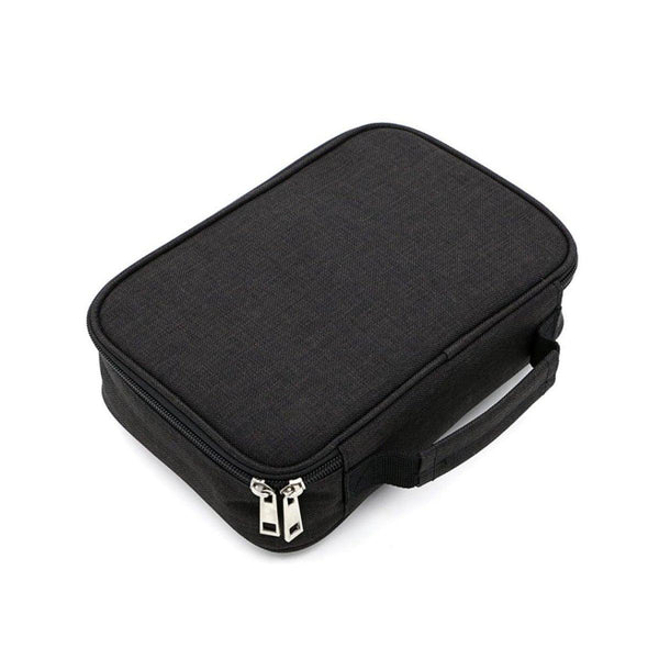Large Capacity Waterproof Pen Pouch Pencil Case Student Stationery Storage Bag Black Pencil Cases
