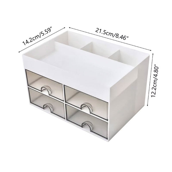 Large Capacity Pen Storage Box Desktop Organizer Multi Functional Stationery Pencil Cases