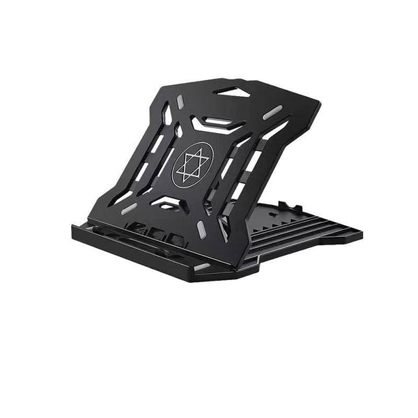 Laptop Stand With 360 Degree Base For Desk Riser Home Office Holder Black Stands Holders & Car Mounts