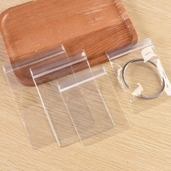 100Pcs Pvc Self Sealing Jewelry Bags Anti Oxidation Storage Dustproof 11*11Cm Jewellery Holders & Organisers