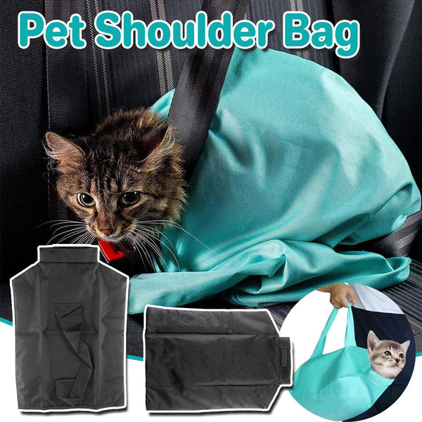 Pet Shoulder Tote Bag For Cats And Small Dogs Outdoor Travel Carrier Black Pet Transport