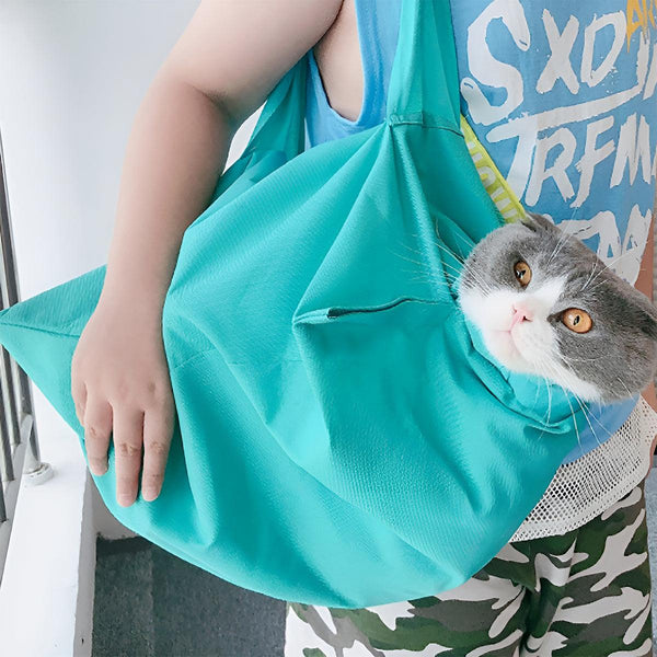 Pet Shoulder Tote Bag For Cats And Small Dogs Outdoor Travel Carrier Black Pet Transport