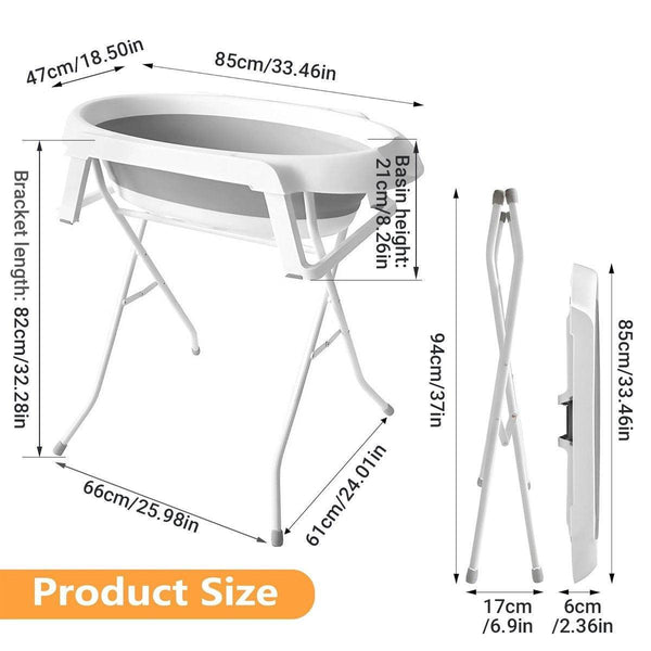 Pet Bath Tub Elevated Stand For Cats And Puppies Portable Bathing Pets Dog Grooming